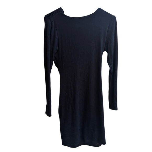 Rubber Ducky Black Deep Plunge Dress S - Picture 3 of 5